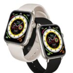 Smartwatch ArgomTech Skeiwatch S55 Astral Beige con pantalla de 1.96 pulgadas y función SOS