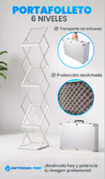 Portafolleto Plegable para Eventos y Ferias de 6 Niveles - Imagen 2